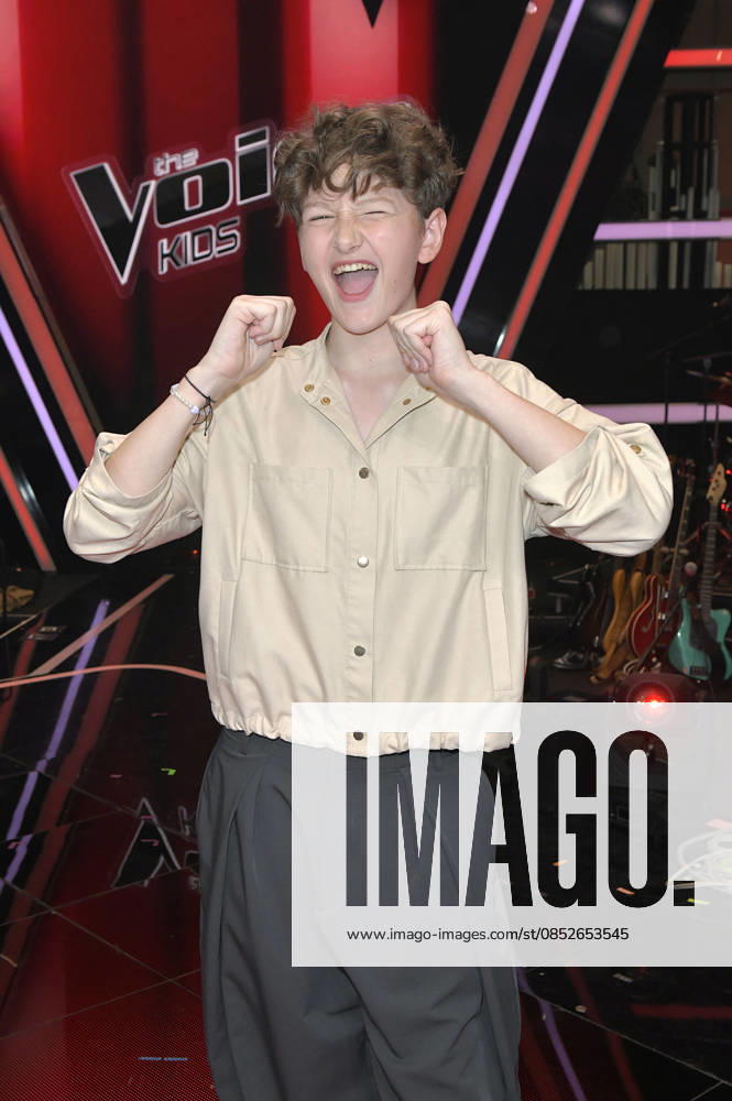 Max from Team Leony at the photocall with the finalists and coaches of the 14th season of the TV show The Voice Kids in Studio H Berlin Adlershof Berlin, 03 04 2026 Foto:xM.xBehrensx xFuturexImagex kids_6483