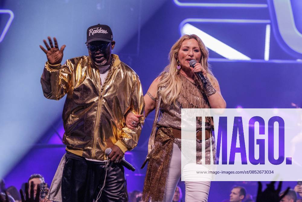 Hasselt, The Netherlands, 2026-04-04 21:59:21 04-04-2026, Trixxo Arena, Hasselt, BEL. I love the 90 s. Photo: NL Image David Heukers. 2 Brothers on the 4th Floor. Desray, Desiree Manders, D-Rock, Rene Phillips Credit: NL Beeld Heukers Media