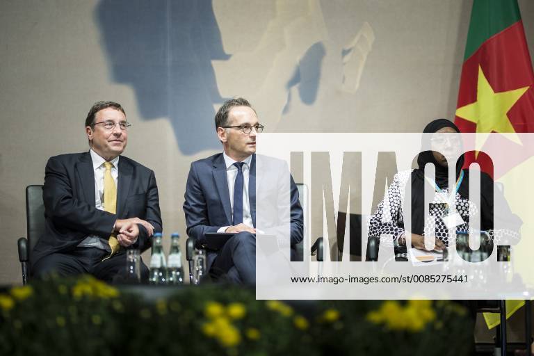 Federal Foreign Minister Heiko Maas M SPD included at the Tschadsee Conference in Berlin 03 09 2018 Berlin Germany
