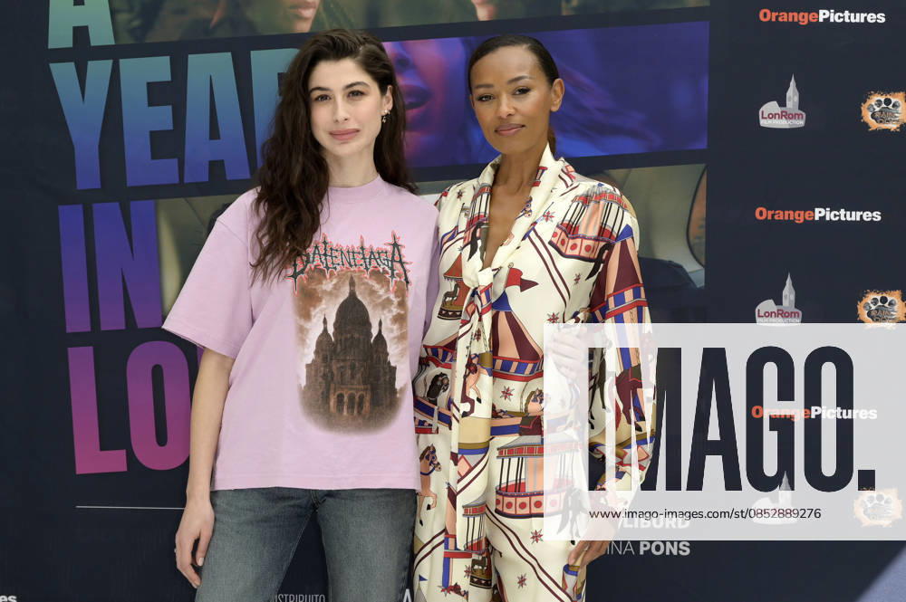 Nina Pons and Melanie Liburd at the photocall for the movie A Year in London at the Hotel Le Meridien Visconti Rome, 07 04 2026 Foto:xA.xM.xTinghinox xFuturexImagex year_6452