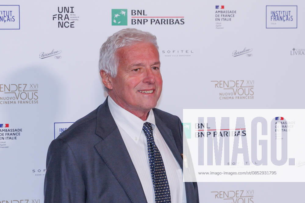 News - Photocall - Rendez-Vous Giannandrea Pecorelli attends the photocall for the presentation of the 16th edition of French film festival Rendez-Vous on April 07, 2026 in the French Embassy at Palazzo Farnese in Rome, Italy Rome Palazzo Farnese Italy