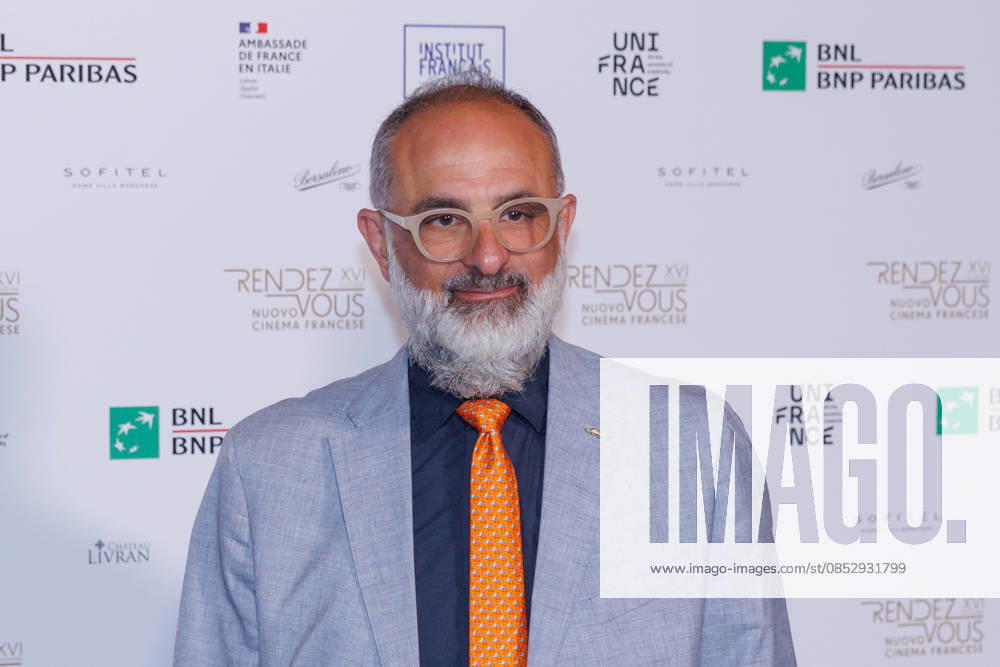 News - Photocall - Rendez-Vous Giona Nazzaro attends the photocall for the presentation of the 16th edition of French film festival Rendez-Vous on April 07, 2026 in the French Embassy at Palazzo Farnese in Rome, Italy Rome Palazzo Farnese Italy