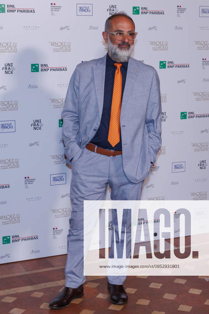 News - Photocall - Rendez-Vous Giona Nazzaro attends the photocall for the presentation of the 16th edition of French film festival Rendez-Vous on April 07, 2026 in the French Embassy at Palazzo Farnese in Rome, Italy Rome Palazzo Farnese Italy