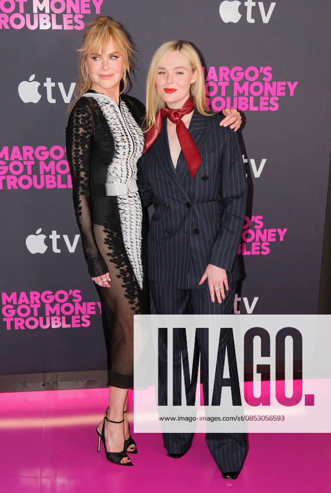 Nicole Kidman & Elle Fanning at Apple s Margo s Got Money Troubles premiere at Regal Union Square on April 08, 2026 in New York City..