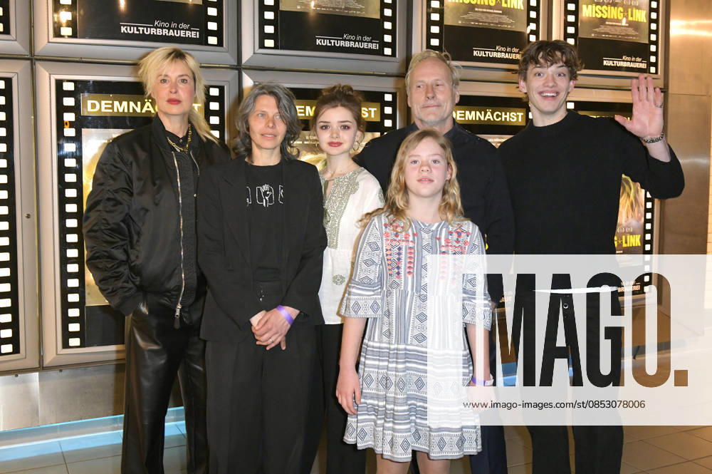 Susanne Wolff, Margarita Breitkreiz, Luca Brüggemann, Merle Staacken, Wolfram Koch and Lennox Halm at the premiere of the film MissingLink as part of the radioeins series Der schöne Mittwoch at the cinema in the KulturBrauerei Berlin, 08 04 2026 Foto:xM.xBehrensx xFuturexImagex link_6428