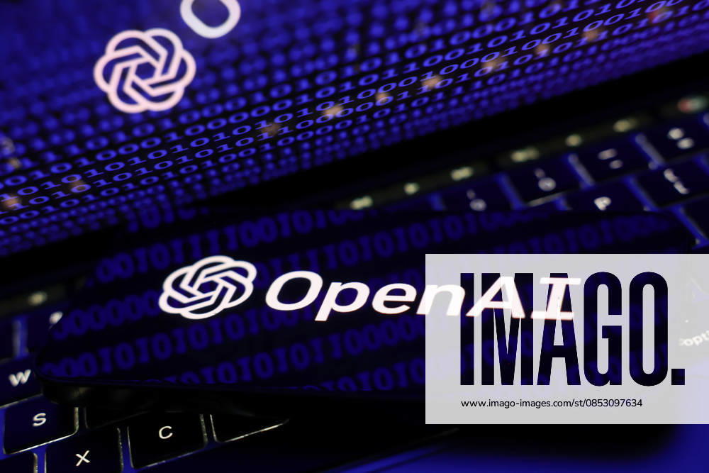 AI Photo Illustrations A binary code displayed on a laptop screen and OpenAI logo displayed on a phone screen are seen in this illustration photo taken in Krakow, Poland on April 8, 2026. Krakow Poland