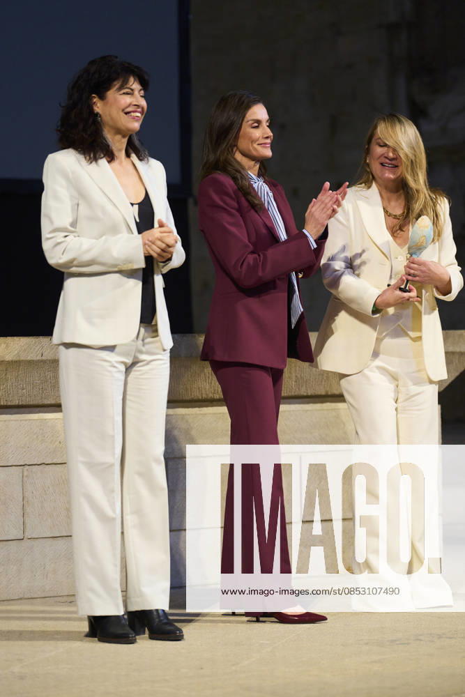 Queen Letizia of Spain, Joana Bonet attends the 16th Ap!Lleida Awards ceremony at Catedral de la Seu Vella on April 9, 2026 in Lleida, Spain Lleida Spain - ZUMAg15_ 20260409_zaf_g15_075