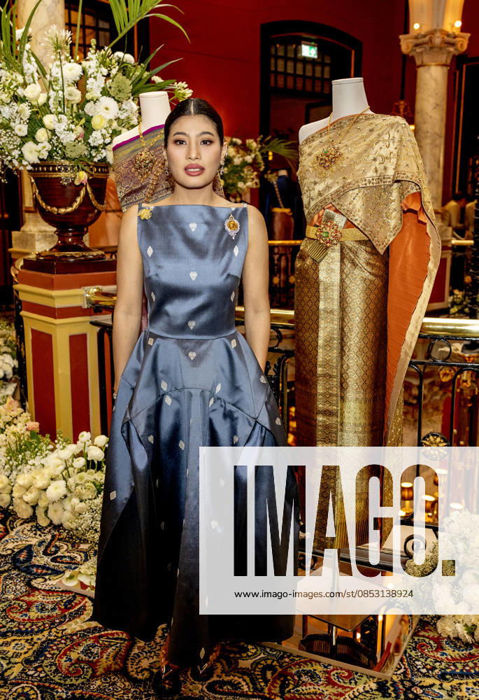 Thailand Princess Sirivannavari Nariratana Rajakanya of Thailand during the presentation of a historic showcase, entitled CHUD THAI: Knowledge, Craftsmanship and Practices of the Thai National Costume, at Hotel Des Indes, the Hague. Â