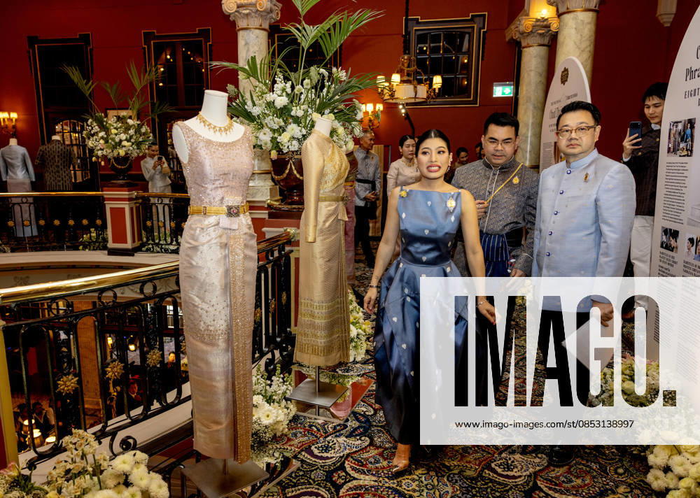 Thailand Princess Sirivannavari Nariratana Rajakanya of Thailand during the presentation of a historic showcase, entitled CHUD THAI: Knowledge, Craftsmanship and Practices of the Thai National Costume, at Hotel Des Indes, the Hague. Â
