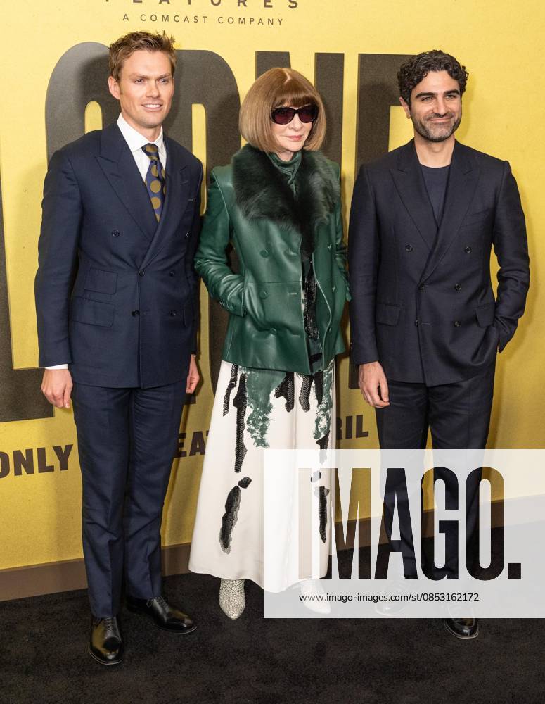 Mark Guiducci, Anna Wintour and Adam Baidawi attend Focus Features premiere of Lorne at Alice Tully Hall in New York, NY on April 9, 2026. Bronx USA - ZUMAr339 20260409_znp_r339_132