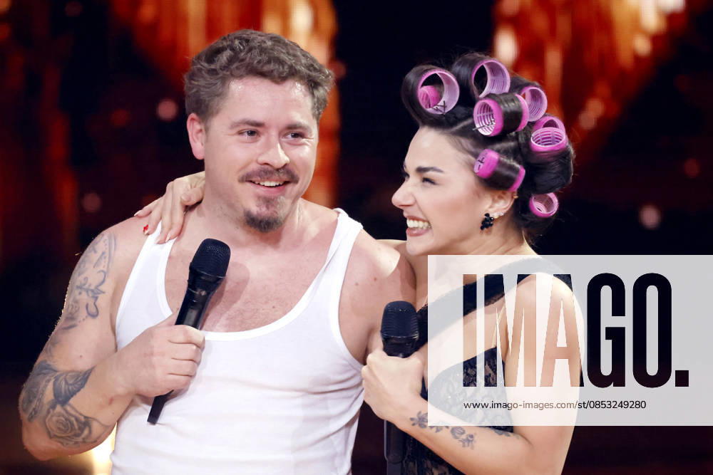 Drummer Gustav Schäfer Tokio Hotel and professional dancer Anastasia Maruster at the fifth dance show of the 19th season of the RTL dance show Lets Dance at the Coloneum Cologne, 10 04 2026 NRW Germany