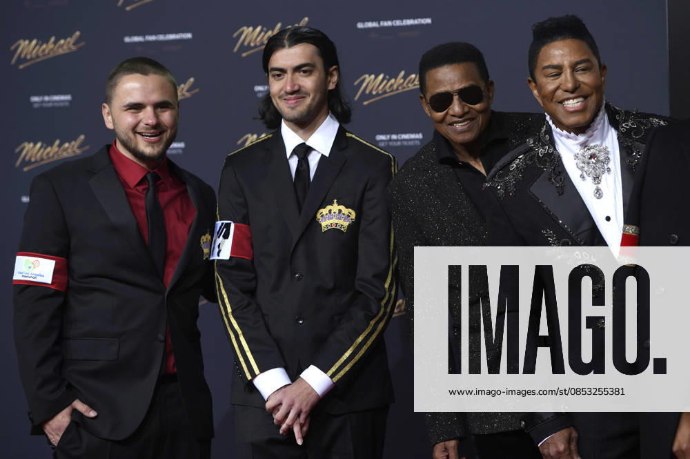 Bigi Jackson, Prince Jackson, Jackie Jackson and Jermaine Jackson at the premiere of the movie Michael in the Uber Eats Music Hall Berlin, 10 04 2026 Foto:xC.xNiehausx xFuturexImagex michael_6443