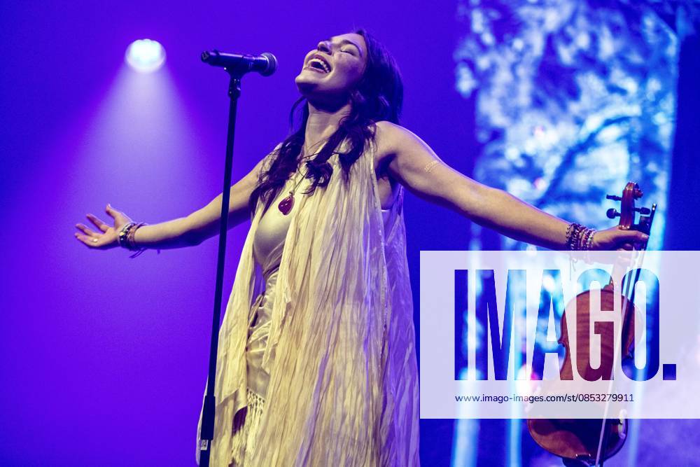 AMSTERDAM - Eva Marija (Luxembourg) performs at AFAS Live during Eurovision in Concert. During the concert, various participants perform their entries for the Song Contest. ANP PAUL BERGEN netherlands out - belgium out
