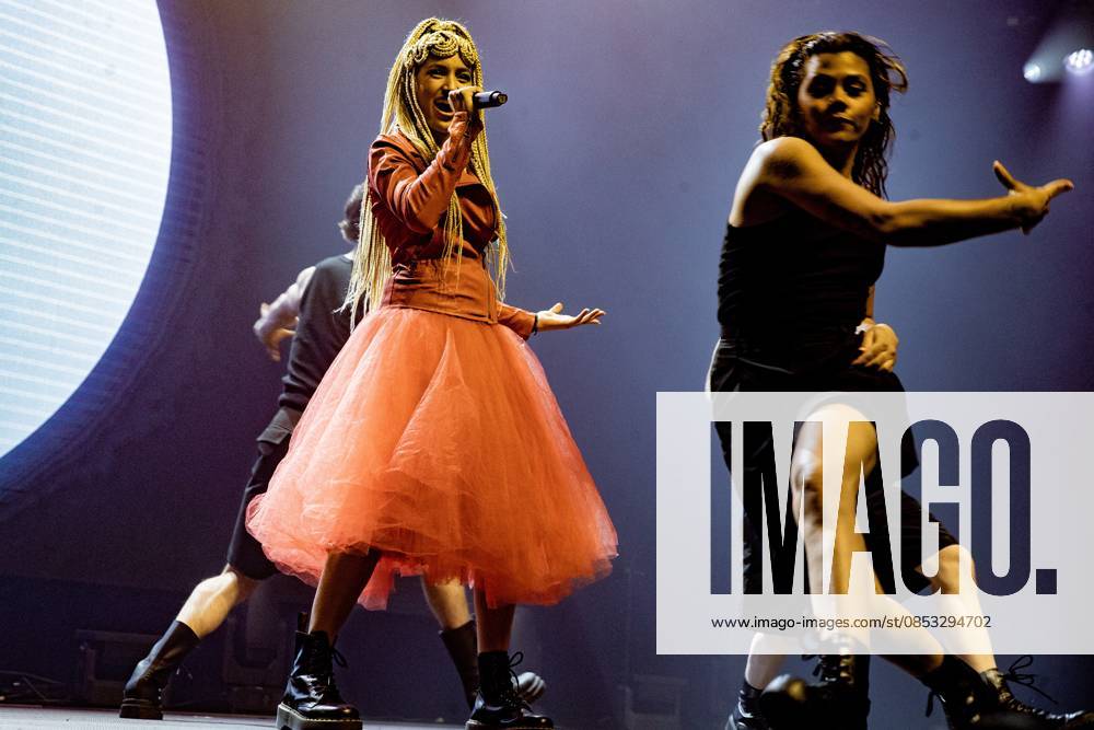AMSTERDAM - Monroe (France) performs at AFAS Live during Eurovision in Concert. During the concert, various participants perform their entries for the Song Contest. ANP PAUL BERGEN netherlands out - belgium out