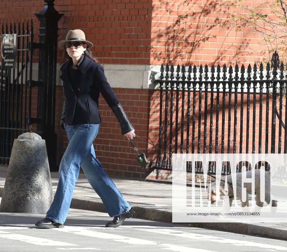 Julianna Margulies seen walking her adorable pooch out in the West Village Featuring: Julianne Marguiles Where: New York City, New York, United States When: 11 Apr 2026 Credit: Rob Davis INSTARimages . NOT FOR USE BY NEWSPAPERS BASED IN THE UK.