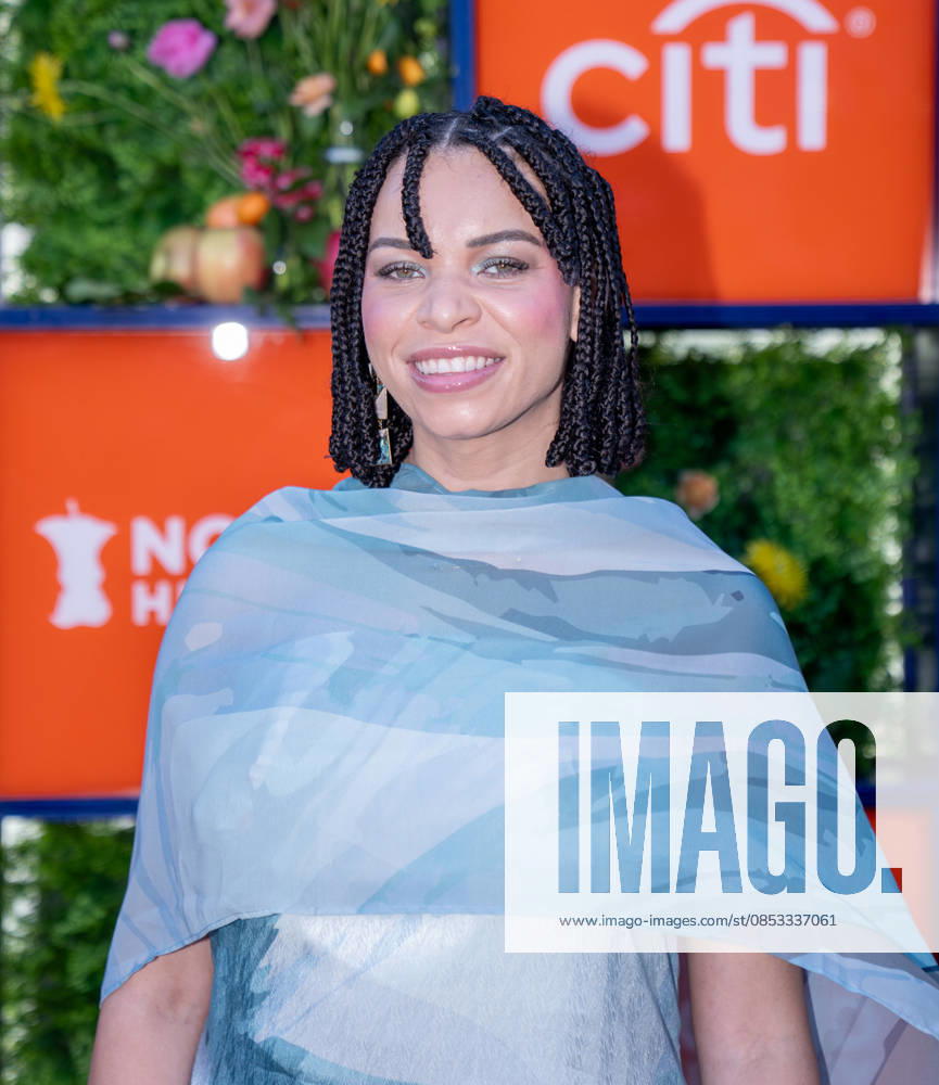 Blair Imani arrives on the red carpet of the Night Out for No Kid Hungry event at Rolling Greens.1005 Mateo Street in Los Angeles California on Apr. 12, 2026. Los Angeles United States - ZUMAt169 20260411_zep_t169_007
