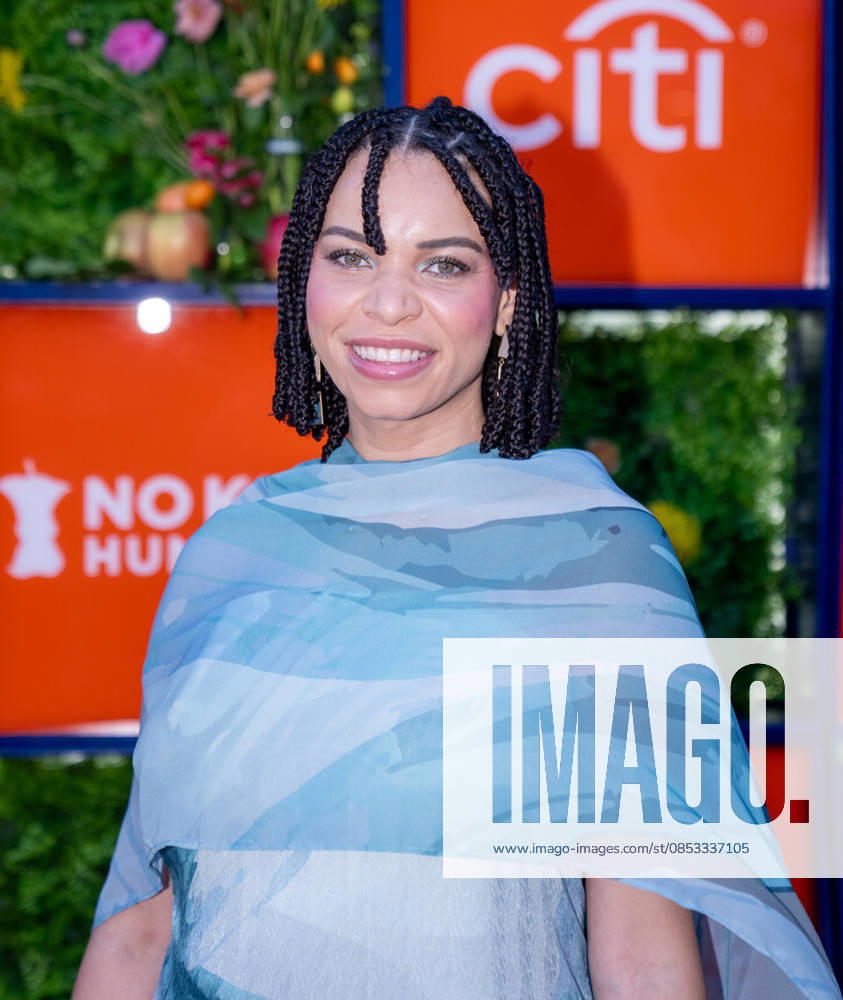 Blair Imani arrives on the red carpet of the Night Out for No Kid Hungry event at Rolling Greens.1005 Mateo Street in Los Angeles California on Apr. 12, 2026. Los Angeles United States - ZUMAt169 20260411_zep_t169_013