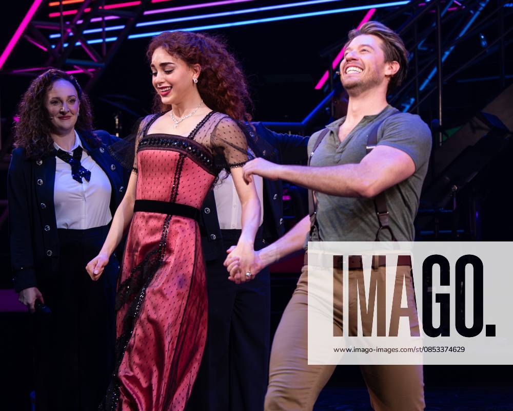 Melissa Barrera, Constantine Rousouli on stage for TITANIQUE Opening Night on Broadway Curtain Call, St. James Theatre, New York, NY, April 12, 2026. Photo By: Simon Lindenblatt Everett Collection TITANIQUE Opening Night on Broadway Curtain Call PUBLICATIONXNOTxINxCANxCHNxFRAxITAxJPNxNORxPOLxRUSxESPxUKxUSA