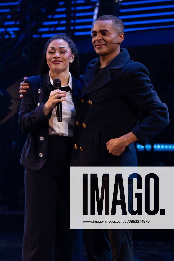 Kristina Leopold, Layton Williams on stage for TITANIQUE Opening Night on Broadway Curtain Call, St. James Theatre, New York, NY, April 12, 2026. Photo By: Simon Lindenblatt Everett Collection TITANIQUE Opening Night on Broadway Curtain Call PUBLICATIONXNOTxINxCANxCHNxFRAxITAxJPNxNORxPOLxRUSxESPxUKxUSA