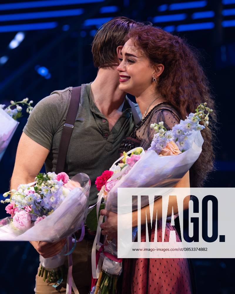 Constantine Rousouli, Melissa Barrera on stage for TITANIQUE Opening Night on Broadway Curtain Call, St. James Theatre, New York, NY, April 12, 2026. Photo By: Simon Lindenblatt Everett Collection TITANIQUE Opening Night on Broadway Curtain Call PUBLICATIONXNOTxINxCANxCHNxFRAxITAxJPNxNORxPOLxRUSxESPxUKxUSA