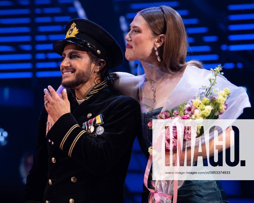 Frankie Grande, Tess Marshall on stage for TITANIQUE Opening Night on Broadway Curtain Call, St. James Theatre, New York, NY, April 12, 2026. Photo By: Simon Lindenblatt Everett Collection TITANIQUE Opening Night on Broadway Curtain Call PUBLICATIONXNOTxINxCANxCHNxFRAxITAxJPNxNORxPOLxRUSxESPxUKxUSA