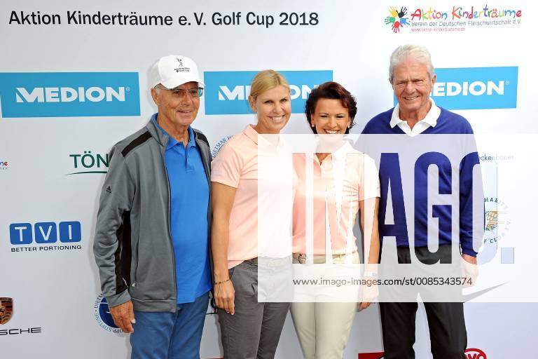 6 Action Childrens Dreams Golf Cup Franz Beckenbauer Anke Huber Margit Tönnies and Dietmar Hopp on the occasion of the 6 Childrens Dreams Golf Cup on 07 09 2018 in St Leon Rot 20180907MWI1465