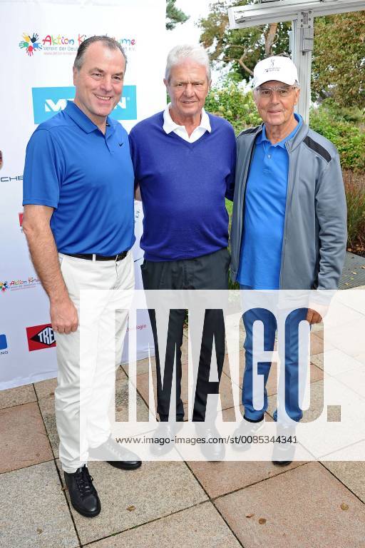 6 Action Childrens Dreams Golf Cup Clemens Tönnies Dietmar Hopp and Franz Beckenbauer on the occasion of the 6 Childrens Dreams Golf Cup on 07 09 2018 in St Leon Rot 20180907MWI1445