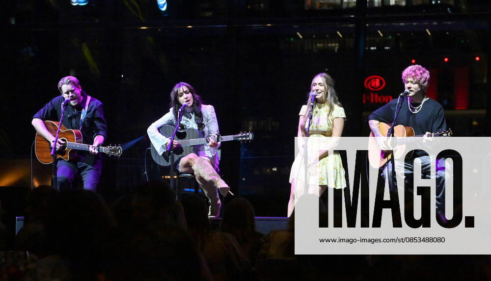 2026 CMA Triple Play Awards Chord Overstreet, Summer Overstreet, Harmony Overstreet and Nash Overstreet onstage at the 2026 CMA Triple Play Awards at the Country Music Hall of Fame and Museum on April 13, 2026 in Nashville, TN. Nashville Country Music Hall of Fame and Museum Tennessee USA