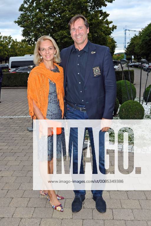 6 Action Childrens Dreams Golf Cup Katrin Sachse and Lars Riedel on the occasion of the 6 Childrens Dreams Golf Cup on 07 09 2018 in St Leon Rot 20180907MWI1641