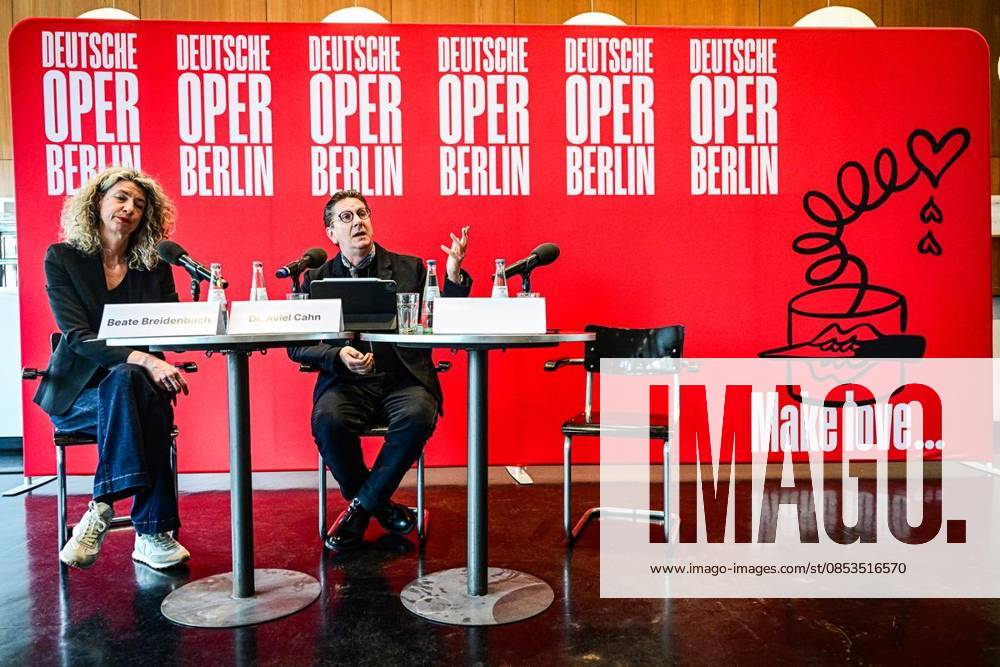 Annual Pk Deutsche Oper Berlin for the 2026 27 season Annual Pk Deutsche Oper Berlin for the 2026 27 season with the new artistic director Aviel Cahn and chief dramaturge Beate Breidenbach, photographed on 14 04 2026 in Berlin Berlin Berlin Berlin Copyright MaurizioxGambarini