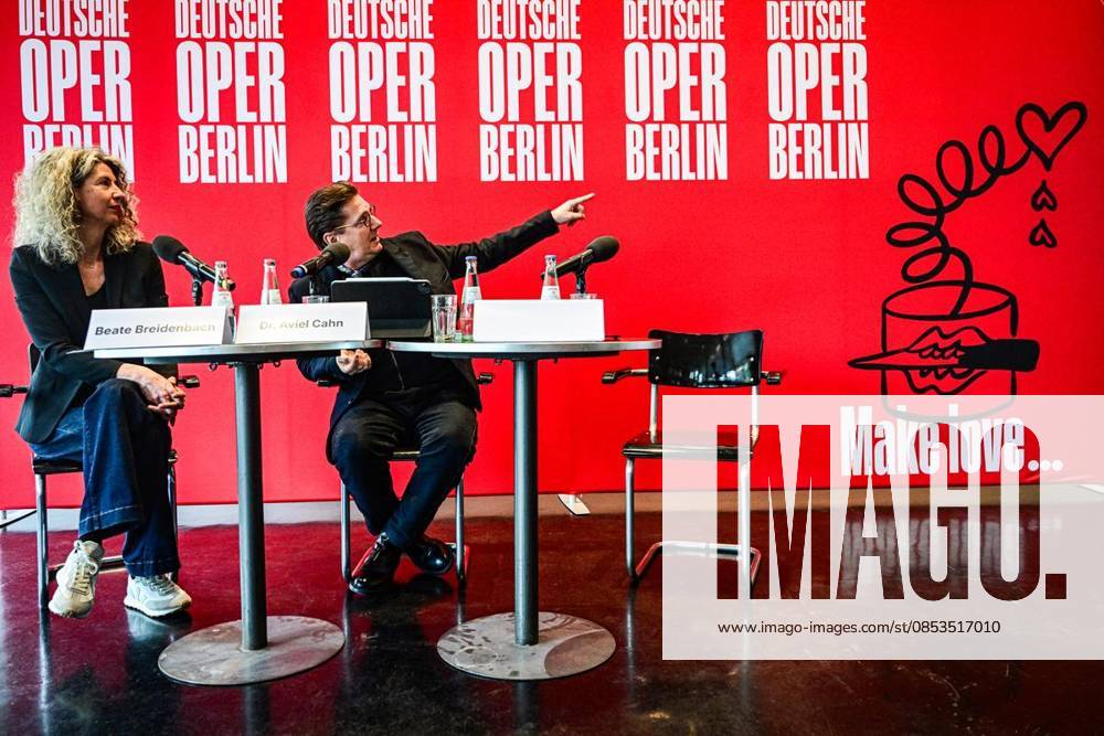 Annual Pk Deutsche Oper Berlin for the 2026 27 season Annual Pk Deutsche Oper Berlin for the 2026 27 season with the new artistic director Aviel Cahn and chief dramaturge Beate Breidenbach, photographed on 14 04 2026 in Berlin Berlin Berlin Berlin Copyright MaurizioxGambarini
