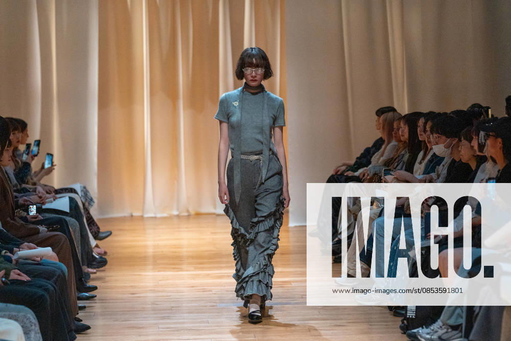 Runway model, April 14, 2026 - tiit tokyo 2026 AUTUMN WINTER RUNWAY SHOW more. at WITH HARAJUKU HALL in Tokyo, Japan. aflo_326928403