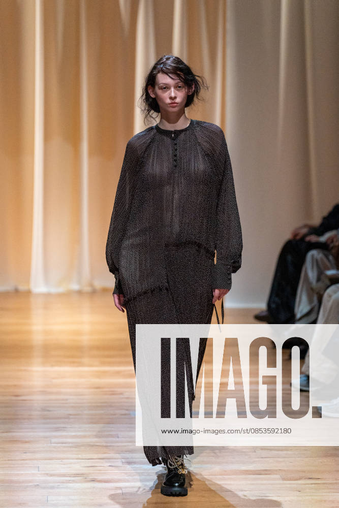 Runway model, April 14, 2026 - tiit tokyo 2026 AUTUMN WINTER RUNWAY SHOW more. at WITH HARAJUKU HALL in Tokyo, Japan. aflo_326928406