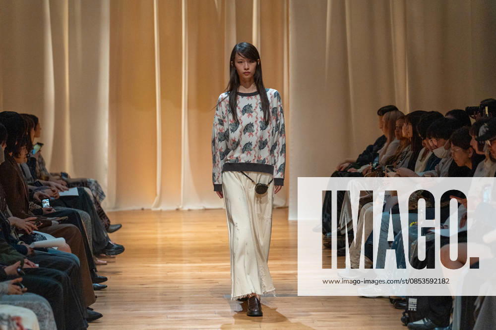 Runway model, April 14, 2026 - tiit tokyo 2026 AUTUMN WINTER RUNWAY SHOW more. at WITH HARAJUKU HALL in Tokyo, Japan. aflo_326928408
