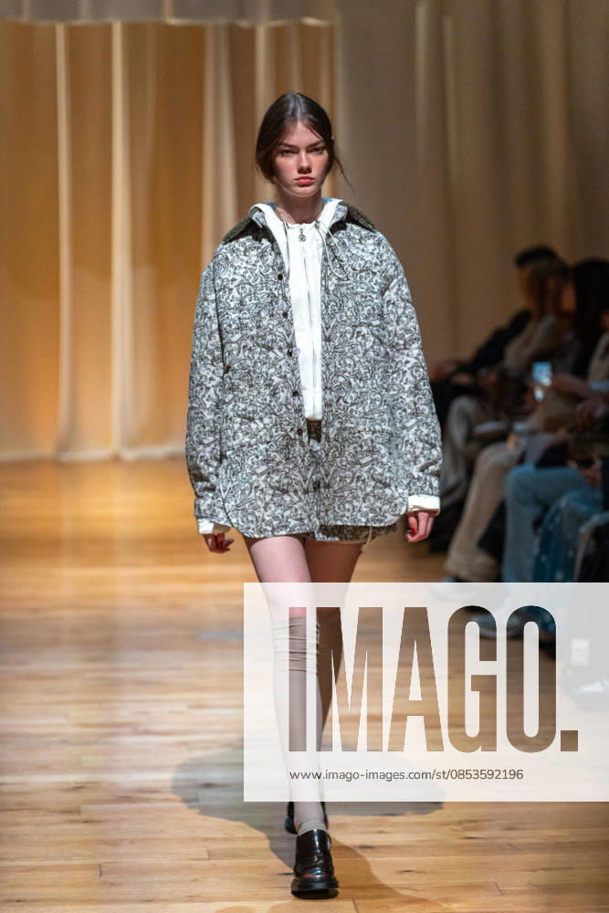 Runway model, April 14, 2026 - tiit tokyo 2026 AUTUMN WINTER RUNWAY SHOW more. at WITH HARAJUKU HALL in Tokyo, Japan. aflo_326928413