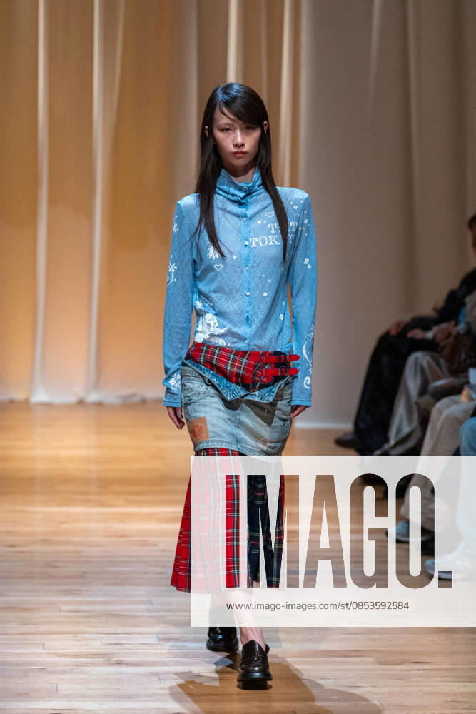 Runway model, April 14, 2026 - tiit tokyo 2026 AUTUMN WINTER RUNWAY SHOW more. at WITH HARAJUKU HALL in Tokyo, Japan. aflo_326928424