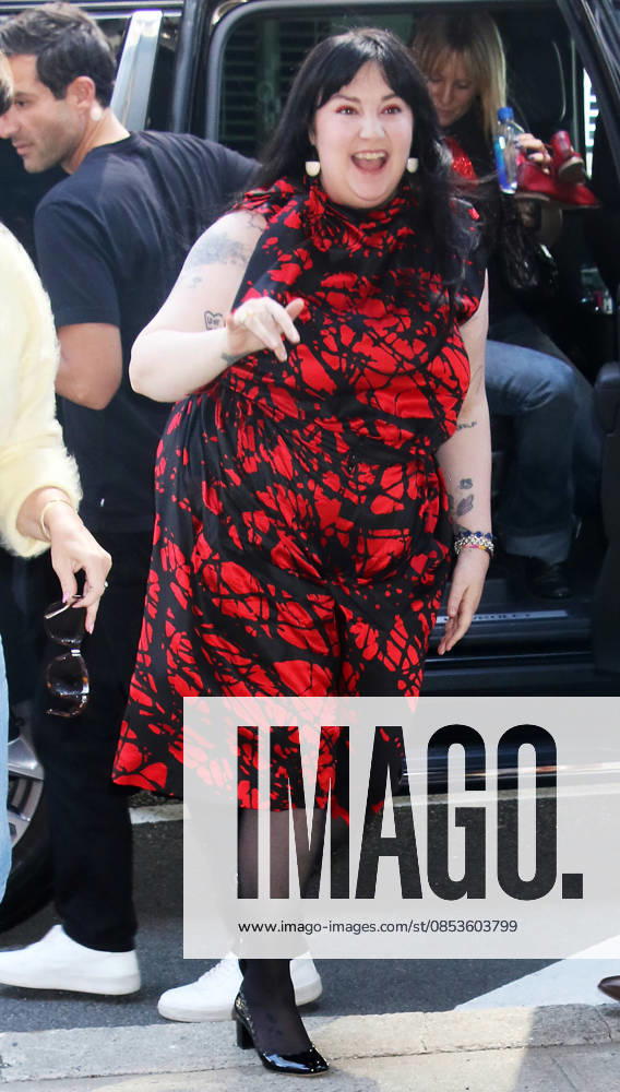 NEW YORK, NY- APRIL 14: Lena Dunham seen at The Drew Barrymore Show on April 14, 2026 in New York City.