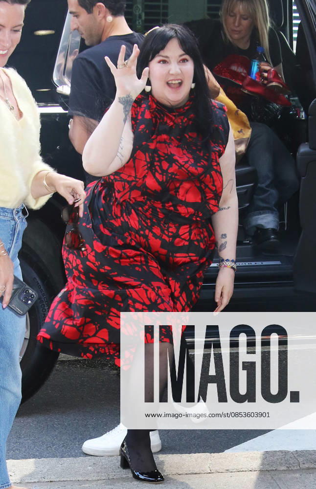 NEW YORK, NY- APRIL 14: Lena Dunham seen at The Drew Barrymore Show on April 14, 2026 in New York City.