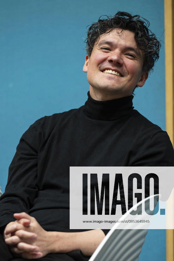 Chief conductor of the Prague Radio Symphony Orchestra (SOCR) Elias Grandy at a press conference to introduce the new visual identity on the occasion of the 100th season of the orchestra, in Prague, Czech Republic, on April 15, 2026. (CTKxPhoto MichalxKamaryt) CTKPhotoP2026041504713 CTKPhotoP2026041504713