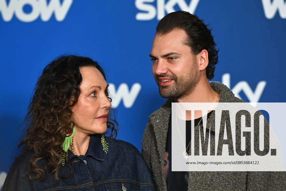 Natascha OCHSENKNECHT, Jimi Blue OCHSENKNECHT, Munich program presentation SKY SPOTLIGHT, Sky Originals on 15 04 2026 at the Hotel Bayerischer Hof