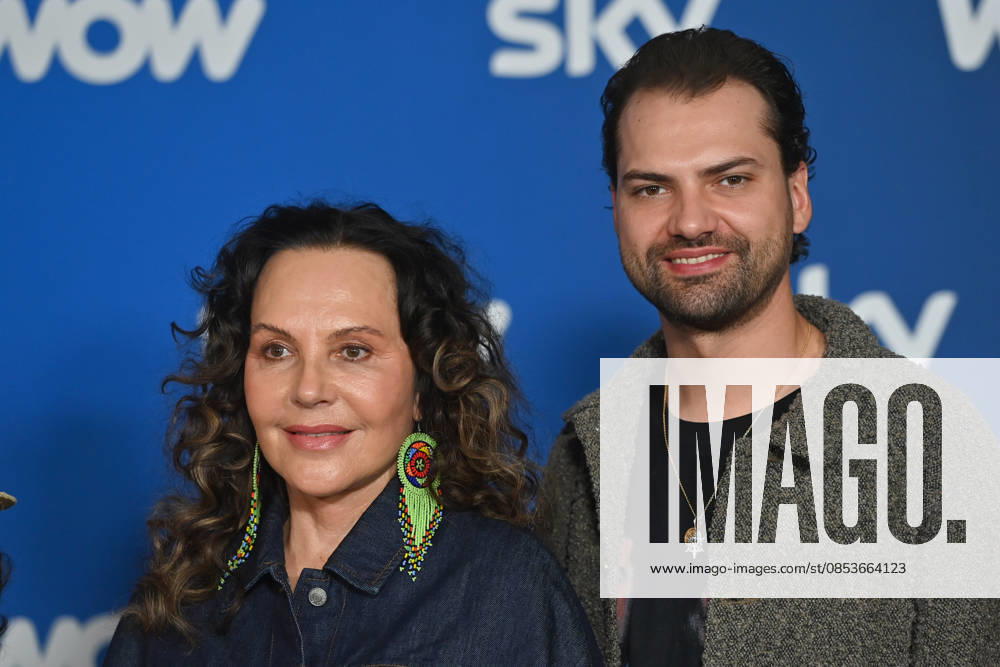 Natascha OCHSENKNECHT, Jimi Blue OCHSENKNECHT, Munich program presentation SKY SPOTLIGHT, Sky Originals on 15 04 2026 at the Hotel Bayerischer Hof