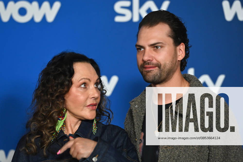 Natascha OCHSENKNECHT, Jimi Blue OCHSENKNECHT, Munich program presentation SKY SPOTLIGHT, Sky Originals on 15 04 2026 at the Hotel Bayerischer Hof