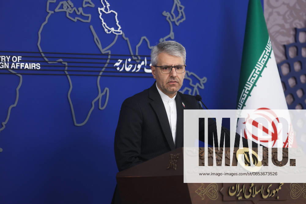 Weekly press conference by Foreign Ministry Spokesperson Esmaeil Baghaei in Tehran, Iran - 15 Apr 2026 Esmail Baghaei Hamaneh, current spokesperson of Ministry of Foreign Affairs seen during his weekly press conference. Tehran Iran