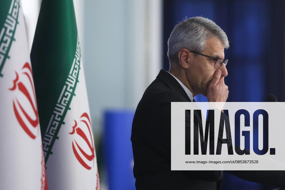 Weekly press conference by Foreign Ministry Spokesperson Esmaeil Baghaei in Tehran, Iran - 15 Apr 2026 Esmail Baghaei Hamaneh, current spokesperson of Ministry of Foreign Affairs seen during his weekly press conference. Tehran Iran