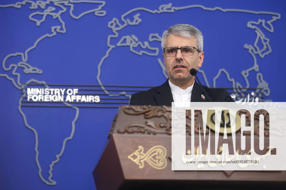 Weekly press conference by Foreign Ministry Spokesperson Esmaeil Baghaei in Tehran, Iran - 15 Apr 2026 Esmail Baghaei Hamaneh, current spokesperson of Ministry of Foreign Affairs seen during his weekly press conference. Tehran Iran
