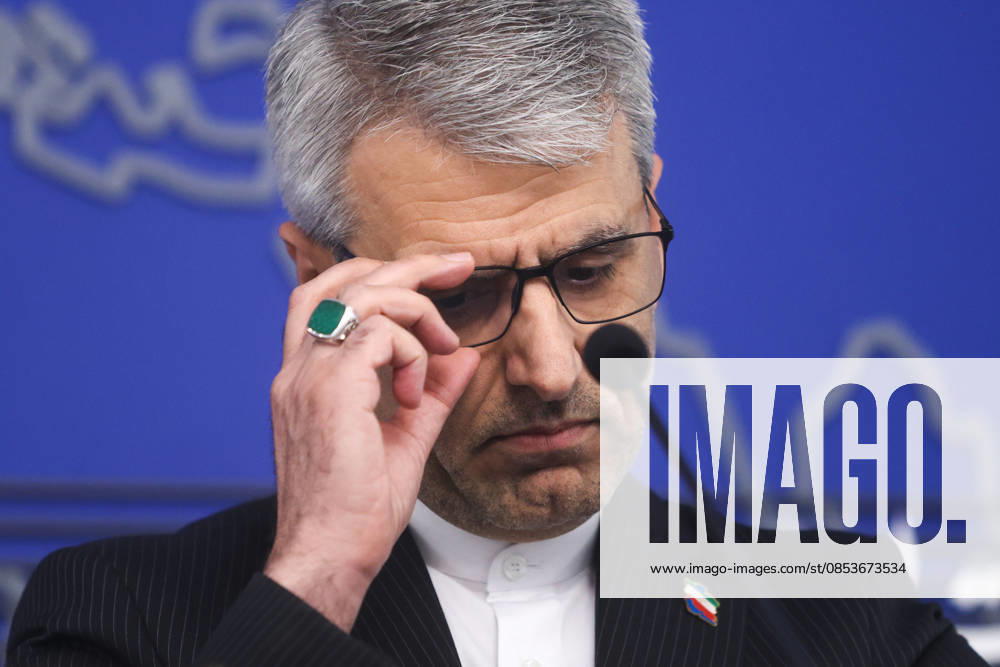 Weekly press conference by Foreign Ministry Spokesperson Esmaeil Baghaei in Tehran, Iran - 15 Apr 2026 Esmail Baghaei Hamaneh, current spokesperson of Ministry of Foreign Affairs seen during his weekly press conference. Tehran Iran