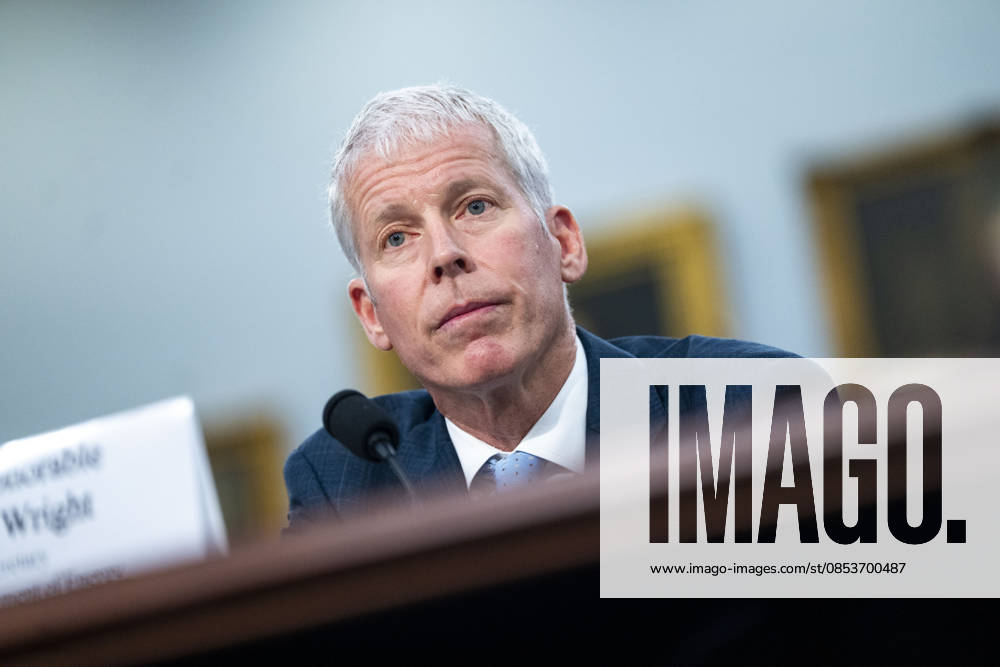 Secretary of Energy Chris Wright looks on during a House Subcommittee on Energy and Water Development and Related Agencies hearing on the Department of Energy s budget in the Rayburn House Office Building near the U.S. Capitol in Washington, DC on Wednesday, April 15, 2026. WAP20260415406 BONNIExCASH