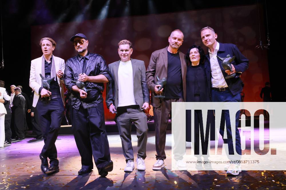 32 BZ Kulturpreis prizewinners Alexander Scheer, Kirill Serebrennikov, Peter Plate, Ulf Sommer, Herta Müller, Norbert Bisky BZ Kulturpreis, Haus der Berliner Festspiele, Berlin Date 15 04 2026