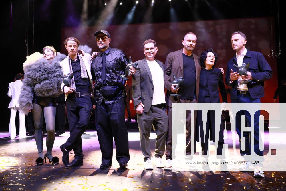 32 BZ Kulturpreis Meret Becker, prizewinners Alexander Scheer, Kirill Serebrennikov, Peter Plate, Ulf Sommer, Herta Müller, Norbert Bisky BZ Kulturpreis, Haus der Berliner Festspiele, Berlin Date 15 04 2026