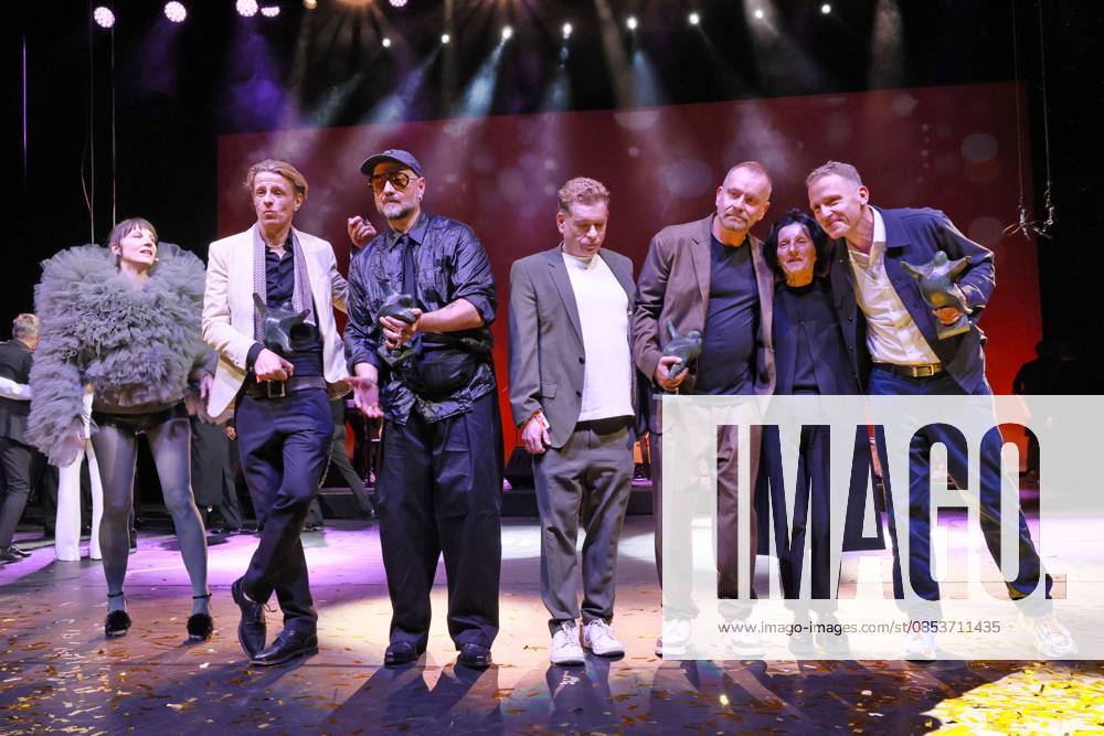 32 BZ Kulturpreis Meret Becker, prizewinners Alexander Scheer, Kirill Serebrennikov, Peter Plate, Ulf Sommer, Herta Müller, Norbert Bisky BZ Kulturpreis, Haus der Berliner Festspiele, Berlin Date 15 04 2026
